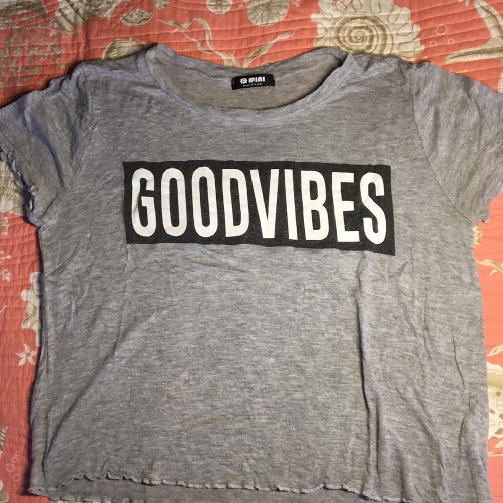 GOODVIBES gray shirt